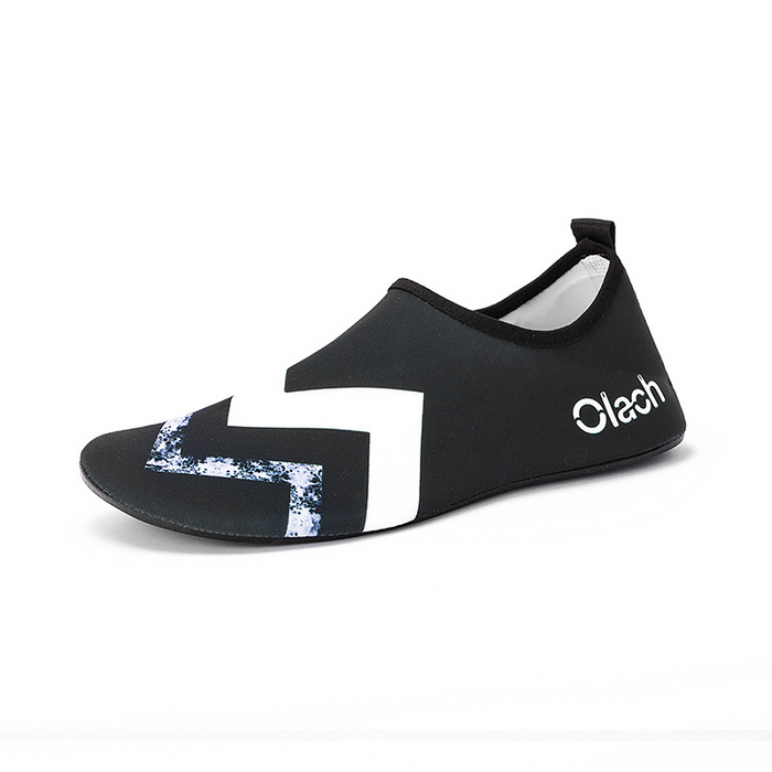 Barefoot Water Shoes Tropical Print Slip-On Design