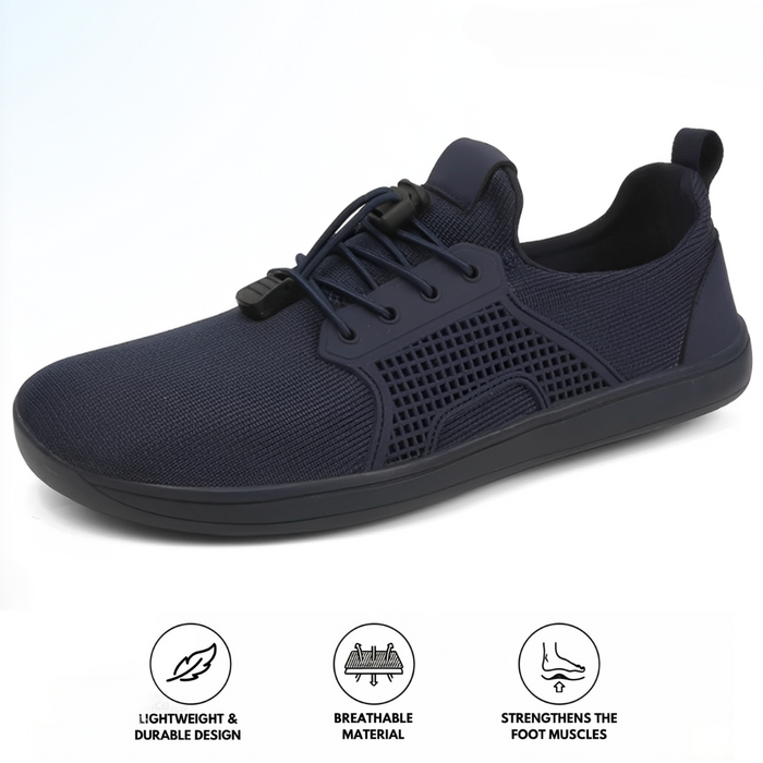 Women's Breathable Barefoot Trainers Lightweight Lace-Up