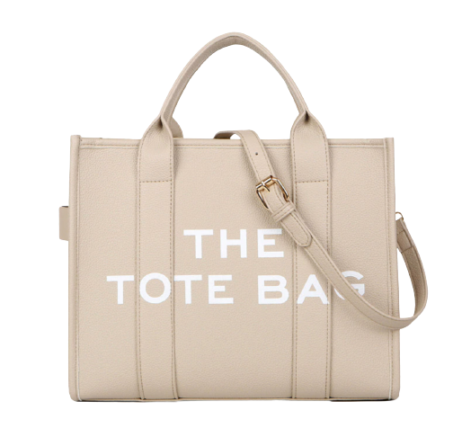 Women's Printed Tote Bag with Crossbody Strap
