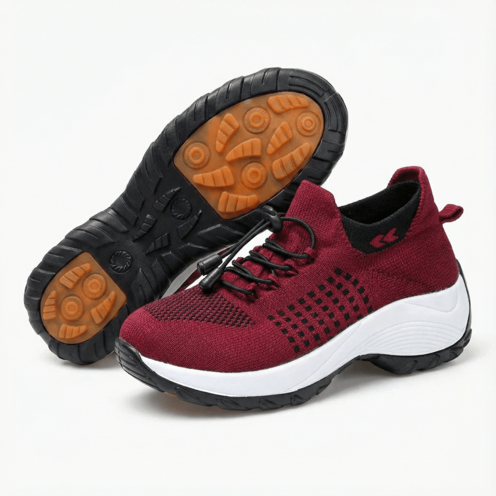 Ortho Stretch Cushion Walking Shoes with Arch Support