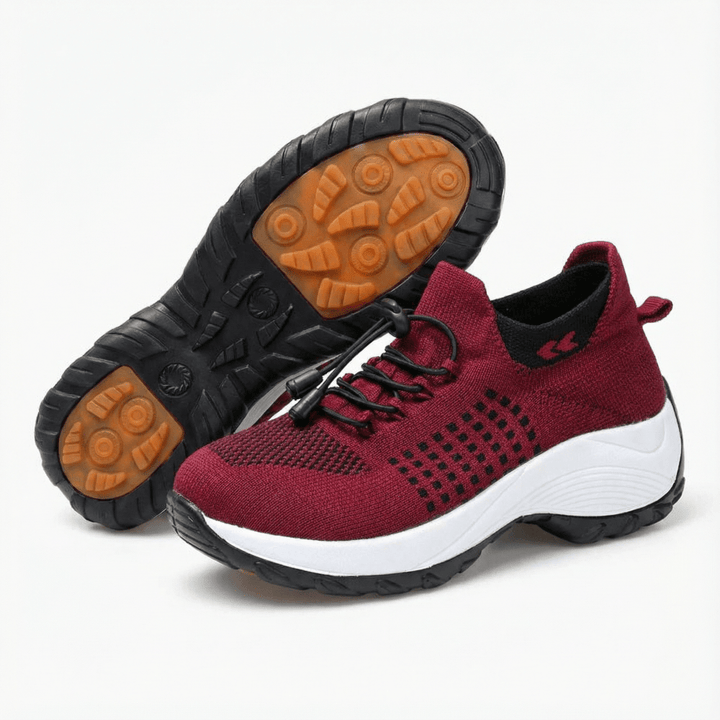 Ortho Stretch Cushion Walking Shoes with Arch Support