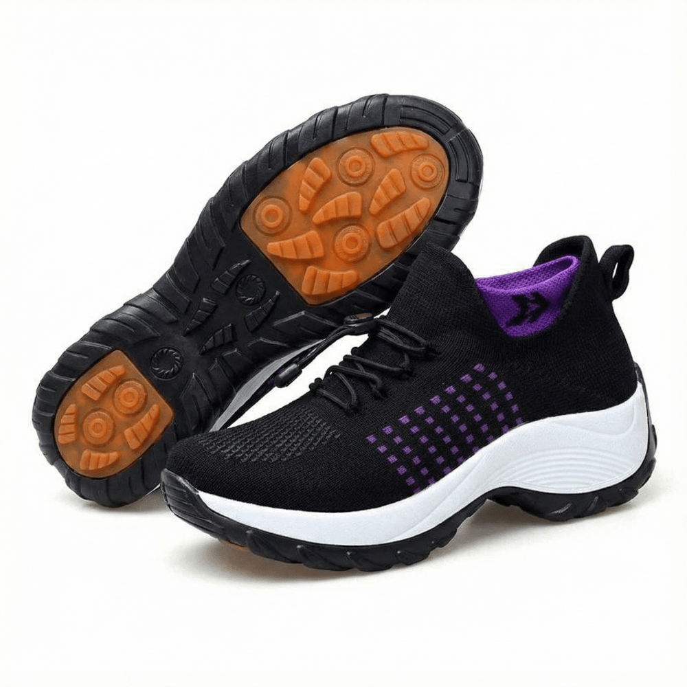 Ortho Stretch Cushion Walking Shoes with Arch Support