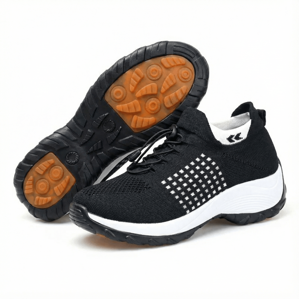 Ortho Stretch Cushion Walking Shoes with Arch Support