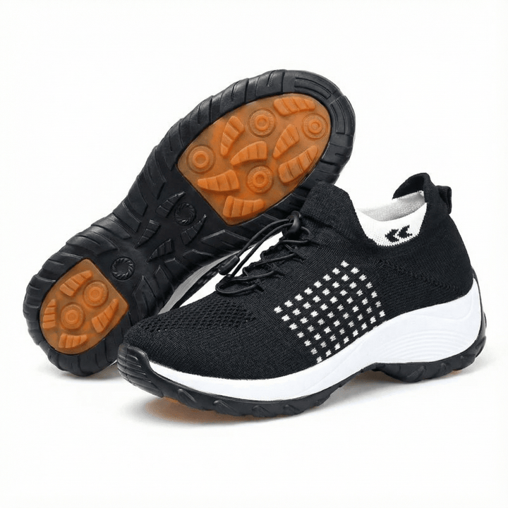 Ortho Stretch Cushion Walking Shoes with Arch Support