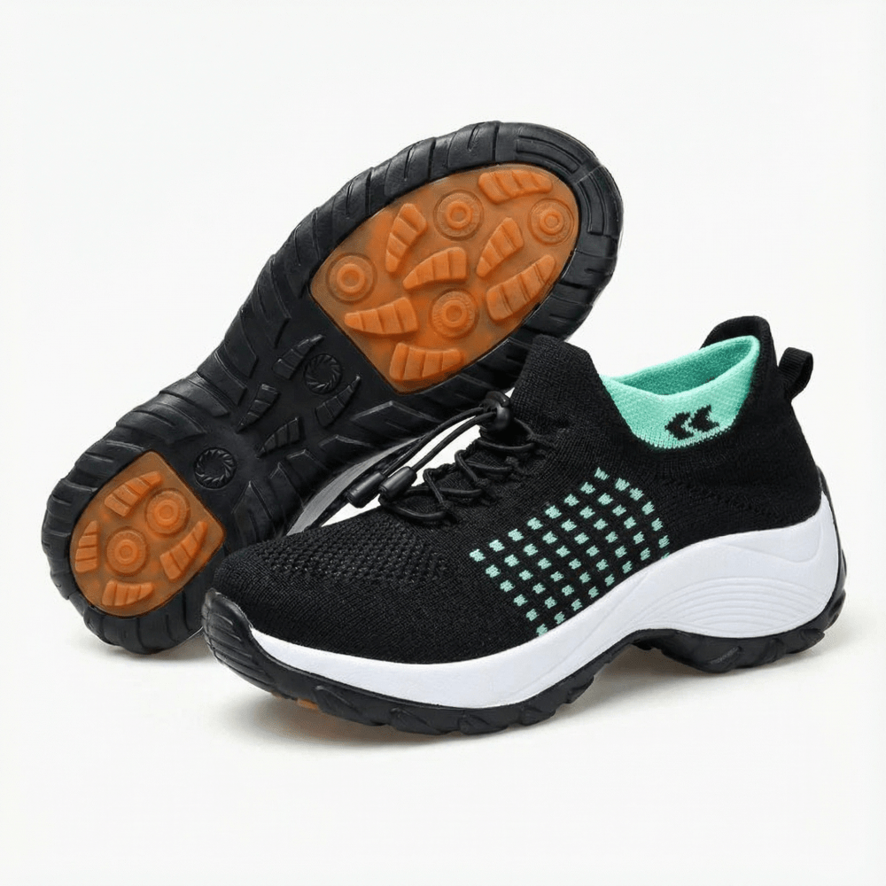 Ortho Stretch Cushion Walking Shoes with Arch Support