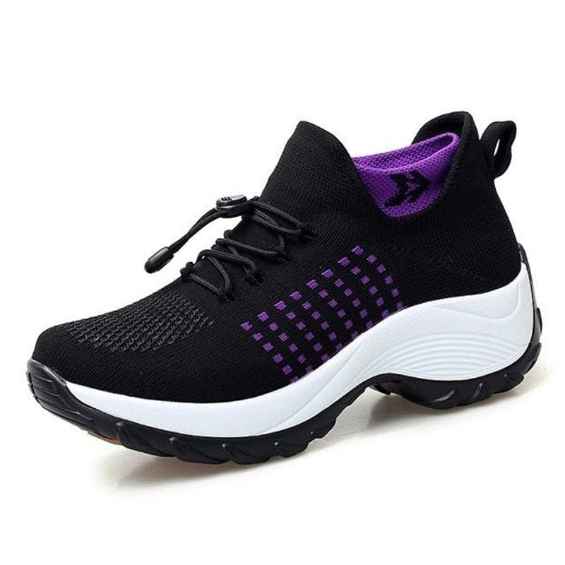 Ortho Stretch Cushion Walking Shoes with Arch Support