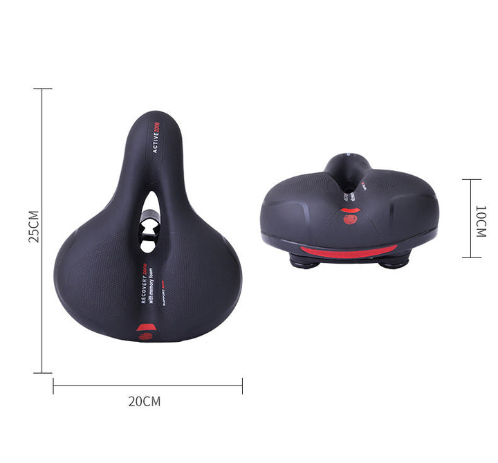 Padded &amp; Adjustable Bike Saddle