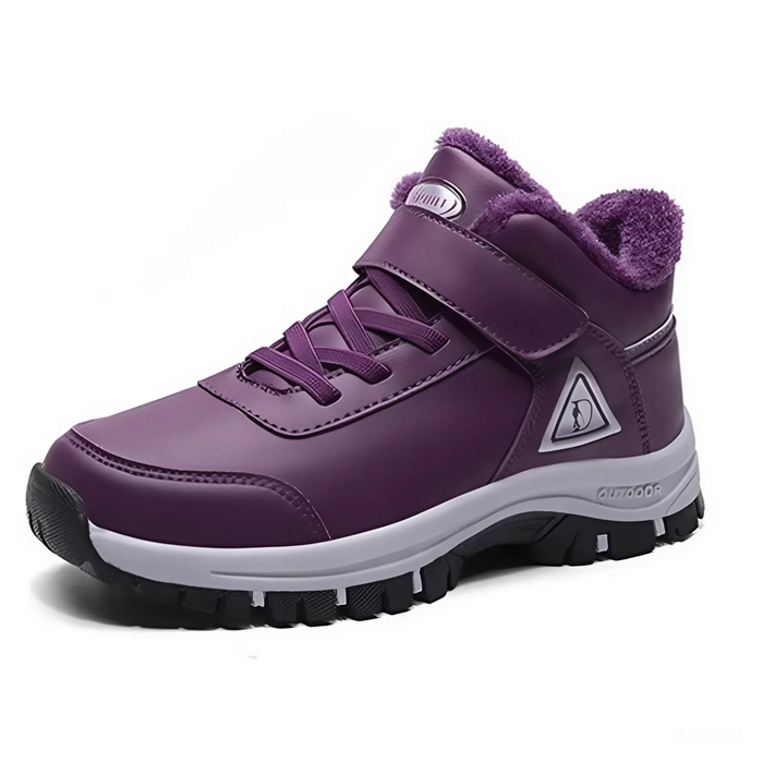 Men's Ankle Boots with Hook-and-Loop Strap Winter