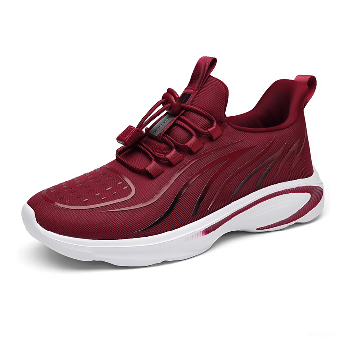 Men's Arch Support Trainers with Breathable Knit Upper