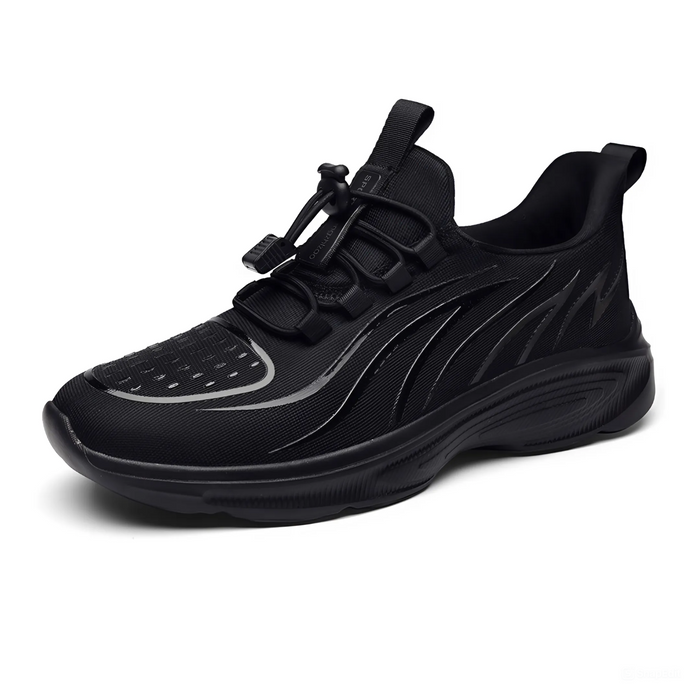 Men's Arch Support Trainers with Breathable Knit Upper