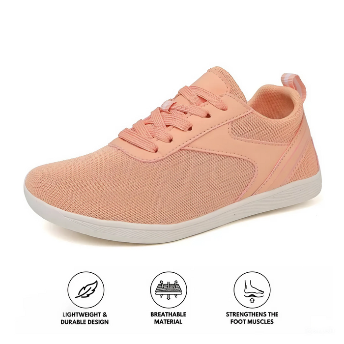 Women's Barefoot Trainers Lightweight Flexible Lace-Up