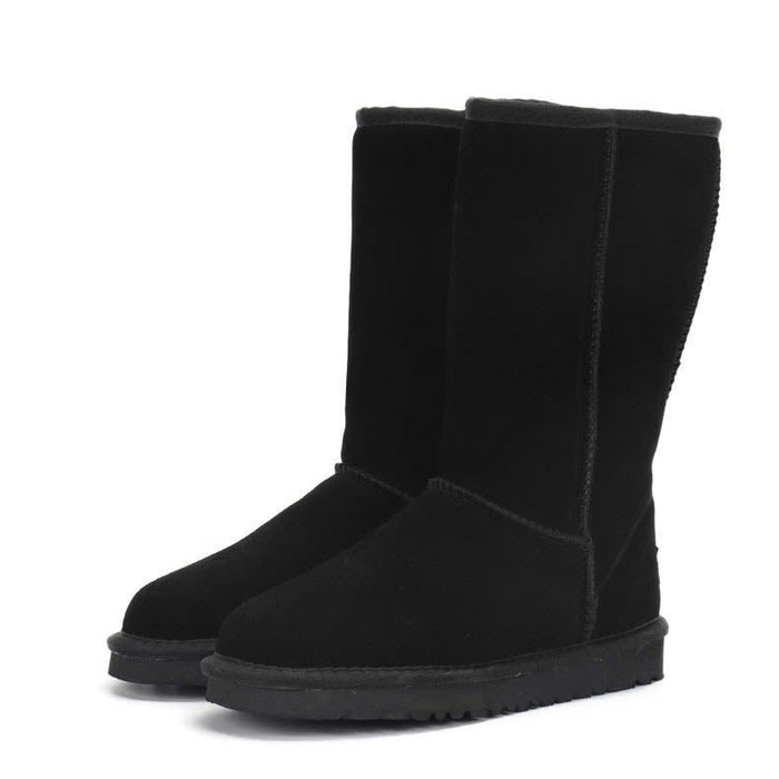 Women's Mid-Calf Winter Boots with Side Zip